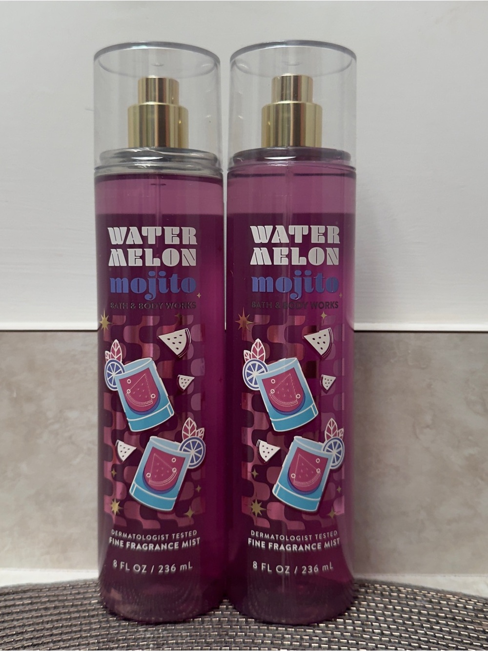 NWT Bath & Body Works Watermelon Mojito Fine Fragrance Mist Set
